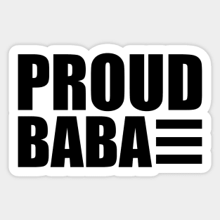 Proud Baba Sticker